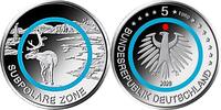 BRD 5 Euro Gedenkmünze Subpolare Zone, Buchstabe J -