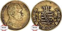 SACHSEN Medaille - König Friedrich August - zur Erinnerung an die Musterung -