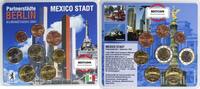 BRD 3,88 € Motivsatz Partnerstädte Berlins - Mexico Stadt -