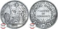 FRANZÖSISCH-INDOCHINA 1 Piastre KM 5 - Allegorie Frankreichs mit Strahlenkrone und Liktorenbündel -