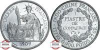 FRANZÖSISCH-INDOCHINA 1 Piastre KM 5a.1 - Allegorie Frankreichs mit Strahlenkrone und Liktorenbündel -