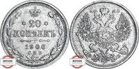 RUSSLAND KM 22a.1 - Kursmünze 20 Kopeken 1906 SS
