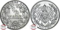 KAISERREICH 1/2 Mark J 16 - Kursmünze -