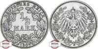 KAISERREICH 1/2 Mark J 16 - Kursmünze -