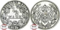 KAISERREICH 1/2 Mark J 16 - Kursmünze -