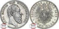 WÜRTTEMBERG 5 Mark J 173 - König Karl -