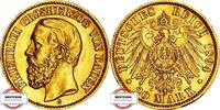 BADEN 20 Mark J 184 - Großherzog Friedrich - TOP -