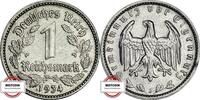 DRITTE REICH 1 Reichsmark 1934 J J 354 - Kursmünze SS-VZ 6.85 £6.51 £  +  8.67 £ shipping