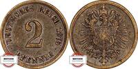 KAISERREICH 2 Pfennig 1875 G J 2 - Kursmünze SS + 5.64 £5.36 £  +  8.67 £ shipping