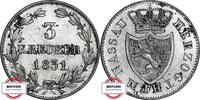 NASSAU 3 Kreutzer AKS 50 - Herzog Wilhelm -