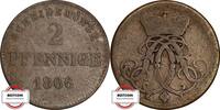 SACHSEN-MEININGEN 2 Pfennige 1866 AKS 215 - Herzog Bernhard SS 8.50 £8.07 £  +  8.67 £ shipping