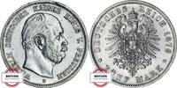 PREUßEN 5 Mark 1876 B J 97 - Kaiser Wilhelm I. SS 37.19 £35.34 £  +  8.67 £ shipping