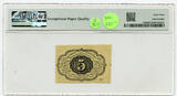 USA Banknoten 5 Cents 1230 First Issue Fr Fractional Currency PMG 64 EPQ Choice Unc - G405