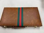 Sonstiges  Deluxe Rummy Set Game Vintage leather Case - SR274