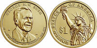 USA $1 Coin 2020-P George HW Bush Presidential Dollar Golden  - Philadel... 2.95 £ Tax included +  -0.74 £ shipping