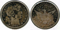 USA Half Dollar 1912-D Barber Silver - Denver Mint - BQ70 -