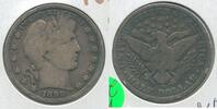 USA Half Dollar 1899-O Silver Barber 50c New Orleans Mint - KR263 -