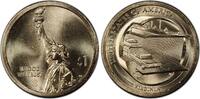 USA Dollar 2021-P Chesapeake Tunnel VA Innovation Golden Coin Philadelphia AIP12 -