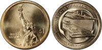USA Dollar 2021-D Chesapeake Tunnel VA Innovation Golden Coin Denver Mint AID12 -