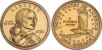 USA $1 Coin 2002-D Sacagawea Native Dollar Denver mint NAD02 -