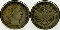 USA Half Dollar 1912-D Barber Silver - Denver Mint - JD301 -