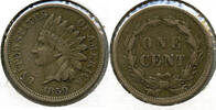 USA Indian Head Cent Penny - Copper-Nickel - E20 -
