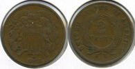USA Cent 2- Coin - Two Cents - J48 -