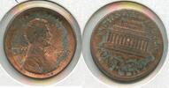 USA Penny Lincoln Memorial 1c BroadStruck Struck Error Coin - SR732 -