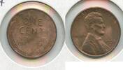 USA Penny 1958-D Lincoln Wheat 1c Struck Thru Error Coin - SR735 -
