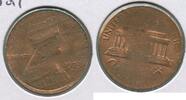 USA Penny 1973-D Lincoln Memorial 1c Split Planchet Error Coin - SR736 -