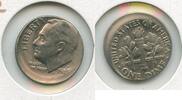 USA Roosevelt Dime 1983-P 10c Off Center Error Coin - SR745 -