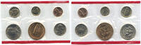 USA Denver Mint Souvenir 5-Coin Set - United States - Uncirculated - J123 -