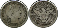 USA Half Dollar 1915-D Barber Silver - Denver Mint - A649 -