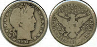 USA Half Dollar 1904-O Barber - New Orleans Mint - RC605 -
