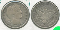 USA Half Dollar 1907-O Silver Barber 50c New Orleans Mint - SS87 -