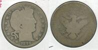 USA Half Dollar 1892-P Silver Barber 50c Philadelphia Mint -SS234 -