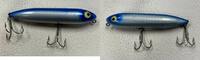 Sonstiges Vintage Original Heddon Zara Spook Blue 4 1/2 Fishing Lure - SS274 -