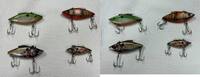 Sonstiges Vintage Bill Lewis Rat-L-Trap Lot Of 4 - SS275 -