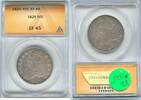 USA Bust Half Dollar 1825-P Silver 50c ANACS EF 45 Philadelphia - SS374 -