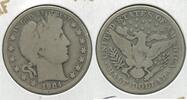 USA Half Dollar 1904-S Silver Barber 50c San Francisco Mint -SS755 -