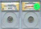 USA Roosevelt Dime 1978-D 10c Error Struck Through Grease ANACS AU50 Dime - ST13 -