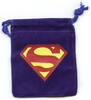 Sonstiges Superman Superhero Logo Blue Velvet Pouch Lot of (10) Bags Baggies - L198 -