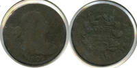 USA Large Cent Draped Bust Penny - No Stems - L452 -