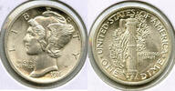 USA Dime Mercury Silver - Philadelphia Mint - L542 -