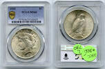 USA Dollar Peace Silver PCGS MS66 Certified - Philadelphia Mint - L730 -