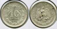 Weltmünzen 10 Centavos Mexico Silver Coin - Estados Unidos Mexicanos - L854 -