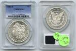 USA Dollar 1889-S Morgan Silver PCGS MS63 Certified - San Francisco Mint - L961 -