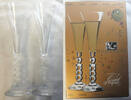 Sonstiges Millennium 2000 Cristal d'Arques France (2) Glasses Set - P08 -