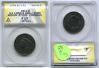 USA Large Cent Penny ANACS F12 Details N-4 Large 8 Corroded Small Stars - P30 -