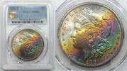 USA Dollar 1881-S Morgan Silver PCGS MS63 Toning Toned - San Francisco Mint - P33 -
